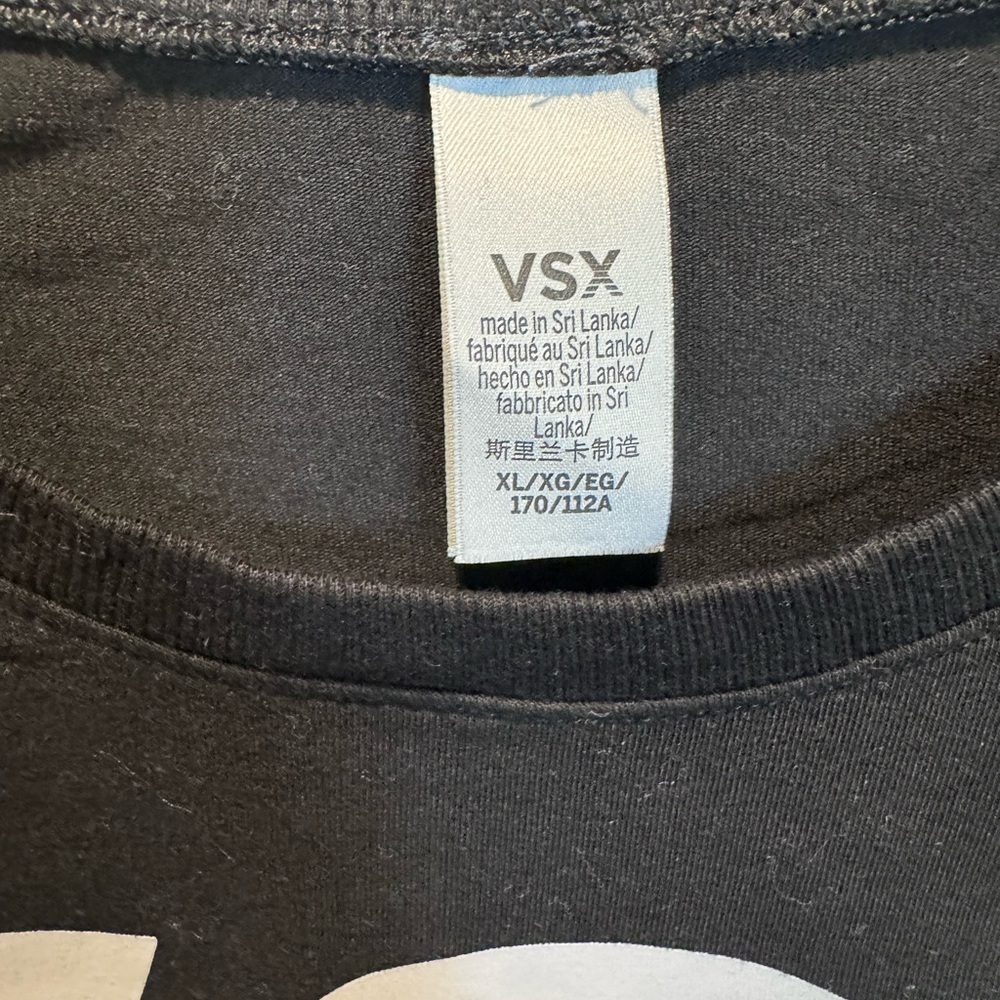 VSX Charcoal Tee with Logo - Picture 2 of 4
